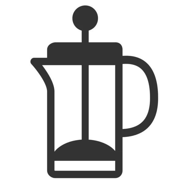 纯咖啡杯的酿造风格 — 图库矢量图片