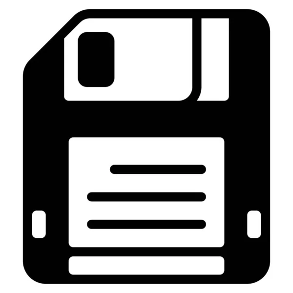 ディスクディスケットファイルのアイコン — ストックベクタ