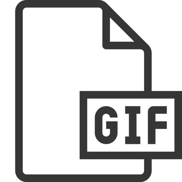 File Extension Gif Graphic Icon Stock Vector by ©iconfinder 534375036