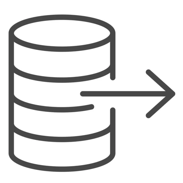 Münzen Kryptowährungssymbol Outline Stil — Stockvektor