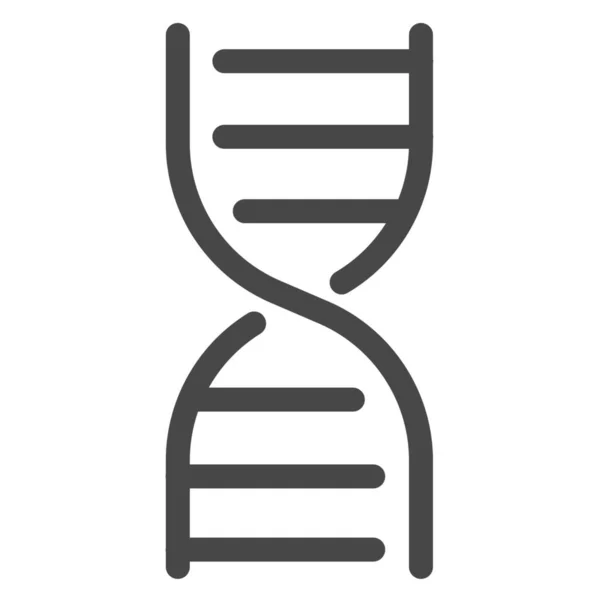 生物染色体Dna轮廓图标 — 图库矢量图片