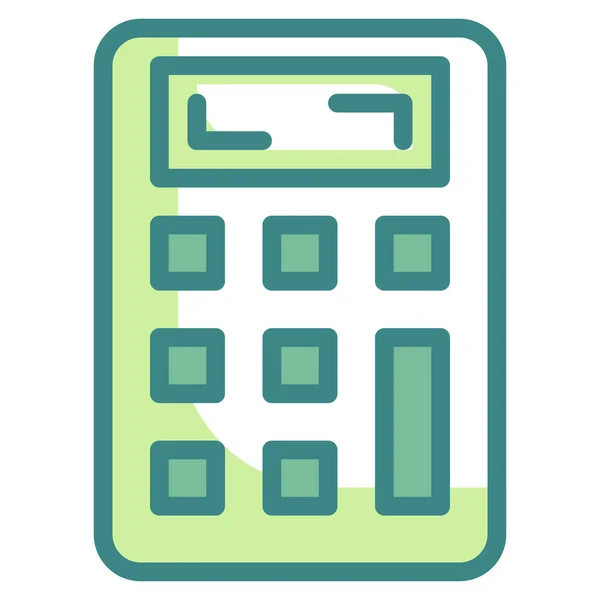 Calculate Calculator Financial Icon — Stock Vector