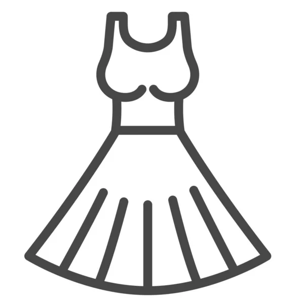 Значок Моди Повсякденного Одягу Стилі Контур — стоковий вектор