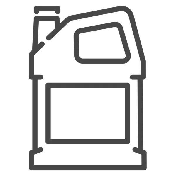 Moteur Carburant Essence Icône Dans Style Outline — Image vectorielle