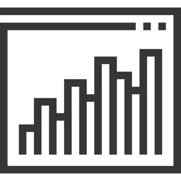 Taslak Biçiminde Tarayıcı Grafik Işletim Simgesi — Stok Vektör