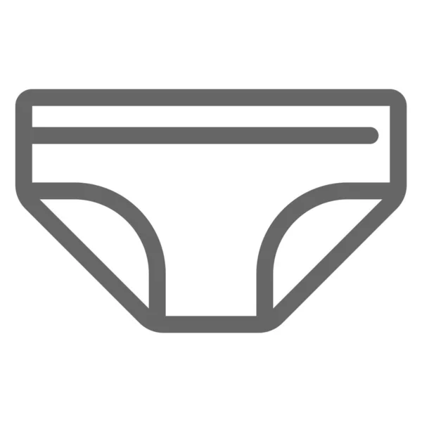 Innerwear String Onderkleding Icoon — Stockvector