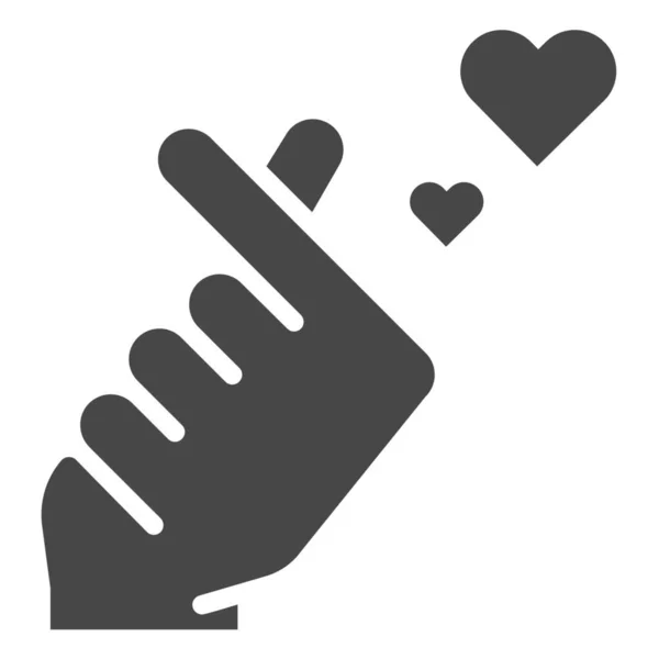 Fingers Hand Love Icon Touch Hand Gestures Category — Stock Vector