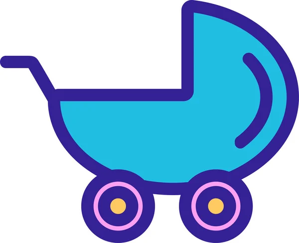 Bebê Menino Criança Ícone Bebês Crianças Infância Categoria — Vetor de Stock