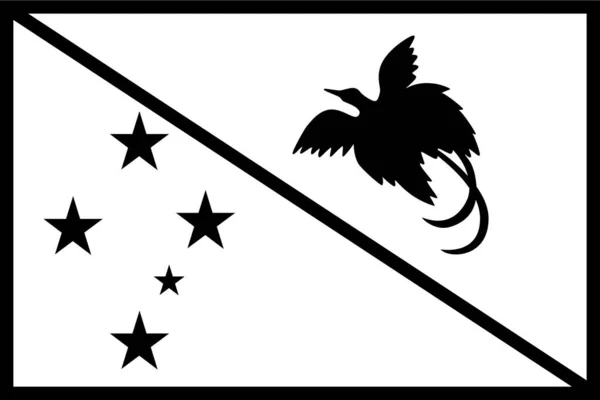 Ikona Vlajky Země Stylu Osnovy — Stockový vektor