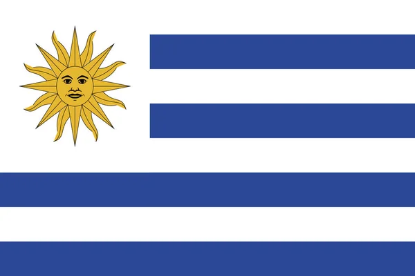Maan Lippu Kansallinen Kuvake Tasainen Tyyli — vektorikuva
