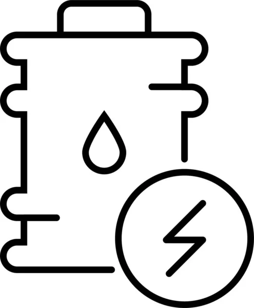 Current Electrical Energy Icon — Stock Vector