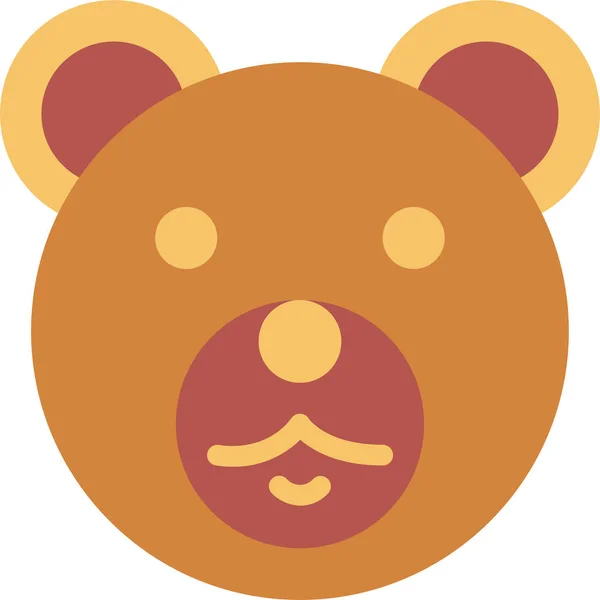 Animal Bear Kingdom Icon Recreation Hobby Category — Stock Vector