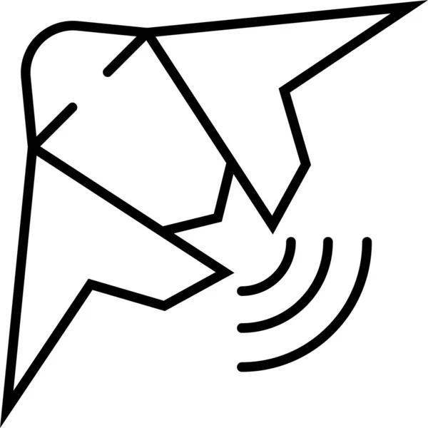 Ikona Rakietowego Statku Kosmicznego — Wektor stockowy