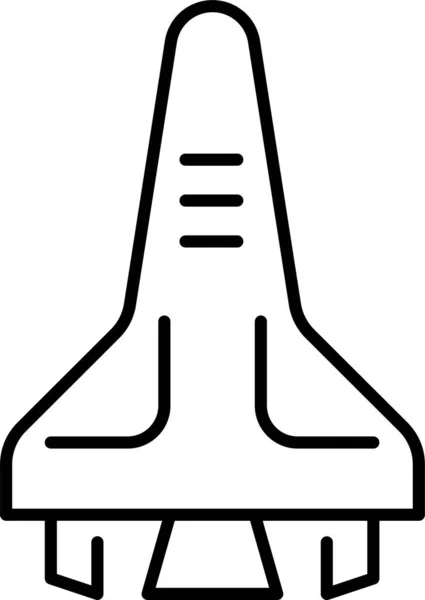 Misil Cohete Nave Icono — Archivo Imágenes Vectoriales