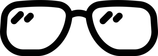 Brýle Brýle Brýle Ikona Obrysu Stylu — Stockový vektor