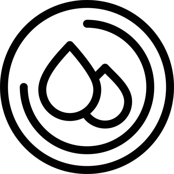 Ikona Medyczna Kropli Krwi — Wektor stockowy
