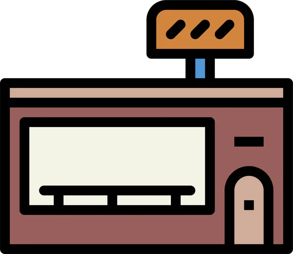 Икона Кафе Пекарне — стоковый вектор