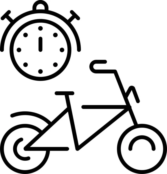 单车骑手图标 — 图库矢量图片