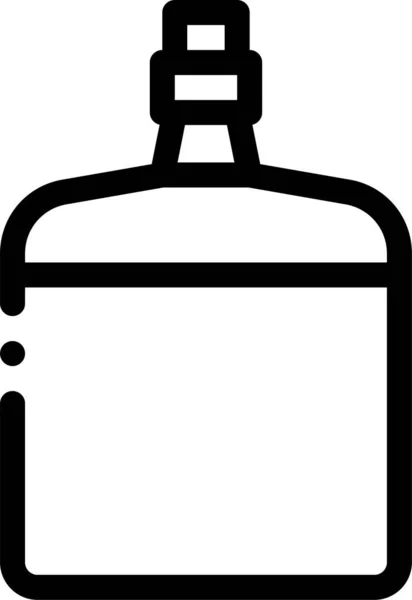 Икона Алкогольного Бочкового Пива Категории Пищевых Напитков — стоковый вектор