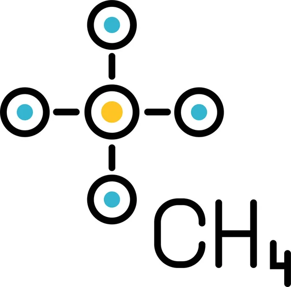 Fórmula Biología Molécula Icono — Archivo Imágenes Vectoriales