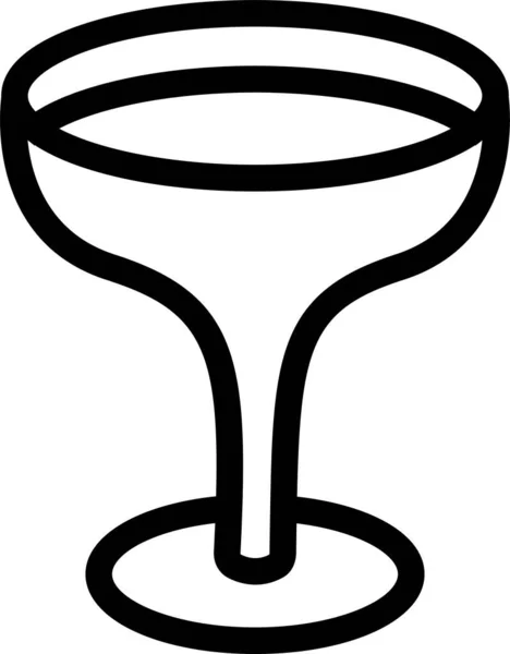 Champán Con Alcohol Icono Champaña Categoría Bebidas Alimenticias — Archivo Imágenes Vectoriales