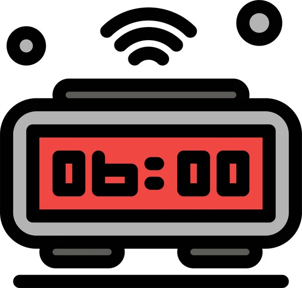 Alarm Clock Internet Icon — Stock Vector