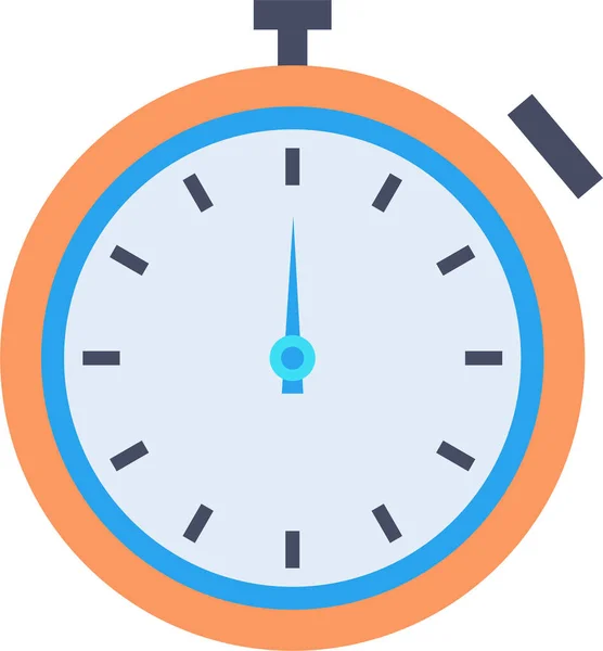 运动秒表计时器图标 扁平风格 — 图库矢量图片