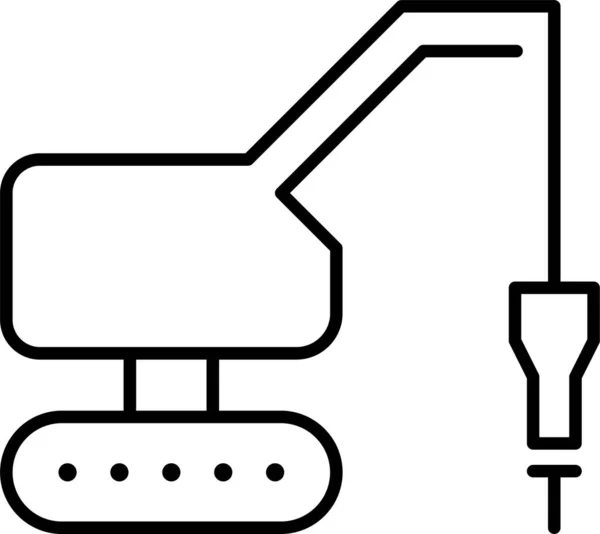 Icona Del Conducente Costruzione Auto — Vettoriale Stock