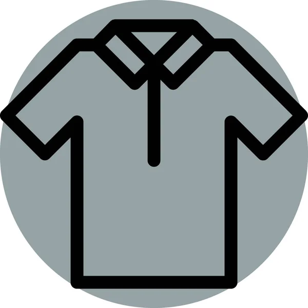 Иконка Одежды Ткани Стиле Заполненного Контура — стоковый вектор