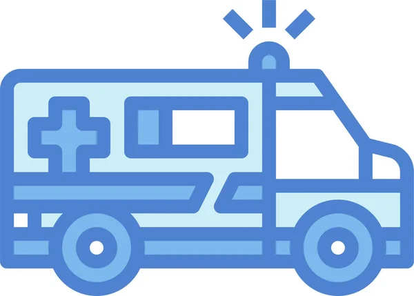 Ambulance Icône Médicale Urgence Dans Catégorie Hôpitaux Soins Santé — Image vectorielle