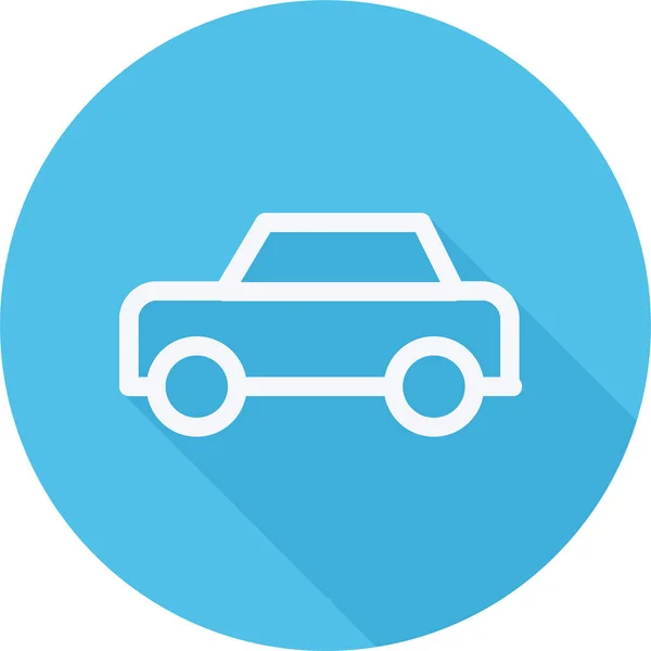 Automatización Automática Icono Coche Estilo Esquema — Vector de stock