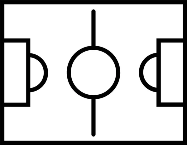 Fußball Ikone Arena — Stockvektor