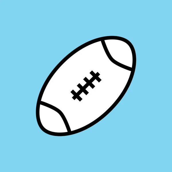 Ball Football Games Icon Outline Style — Stock Vector