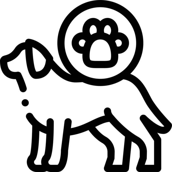 カメラ鹿の犬のアイコン — ストックベクタ