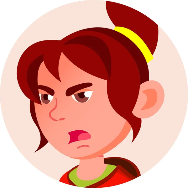 Avatar Emotie Expressie Icoon Avatar Categorie — Stockvector