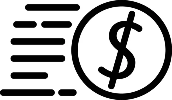 Elektroniczna Ikona Finansów — Wektor stockowy