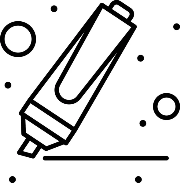 Ikona Zvýrazňovače Kresby — Stockový vektor