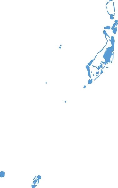 Palau Country Icon Solid Style — 스톡 벡터