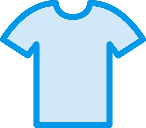 Koszulka Ubrania Ikona Stylu Wypełniony Zarys — Wektor stockowy