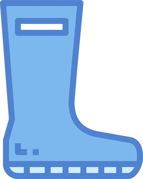 Boot Boots Rain Icon — Stock Vector