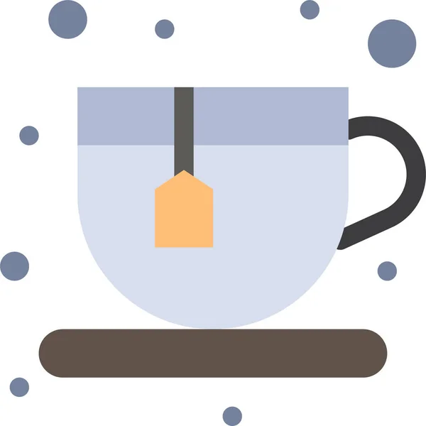 Koffie Dieet Thee Pictogram — Stockvector