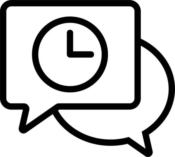 Calendrier Horloge Date Limite Icône Dans Signe Symbole Catégorie — Image vectorielle