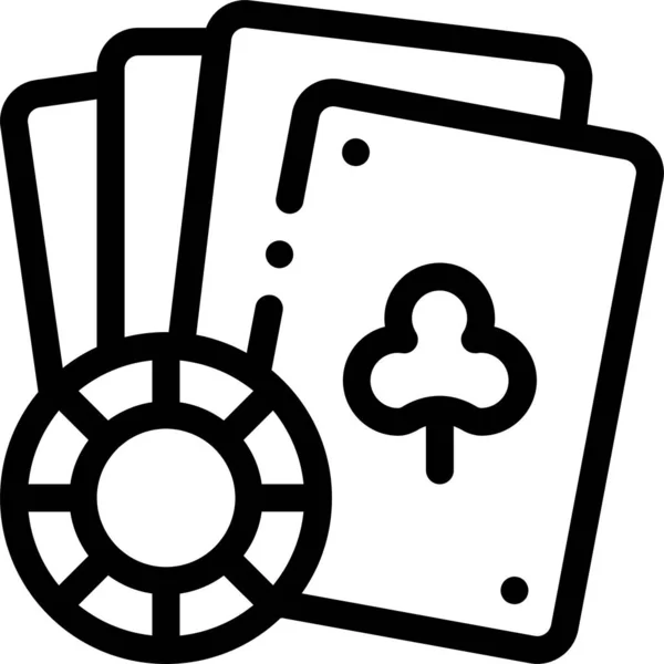 Иконка Игры Карты — стоковый вектор