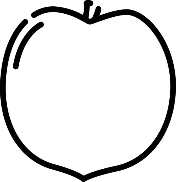 Icône Des Fruits Baies Dans Catégorie Des Boissons Alimentaires — Image vectorielle