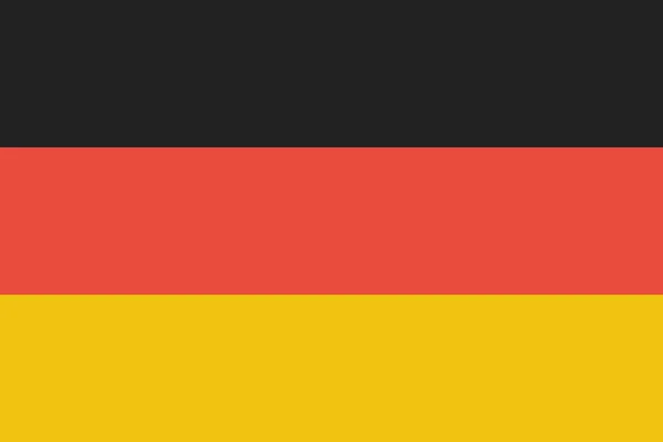 Икона Германского Флага Плоском Стиле — стоковый вектор