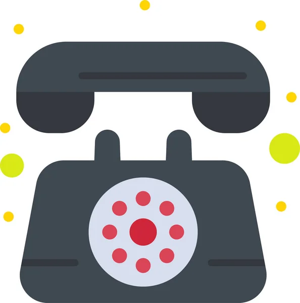 Llamada Icono Del Teléfono Comunicación Categoría Medios Comunicación — Archivo Imágenes Vectoriales