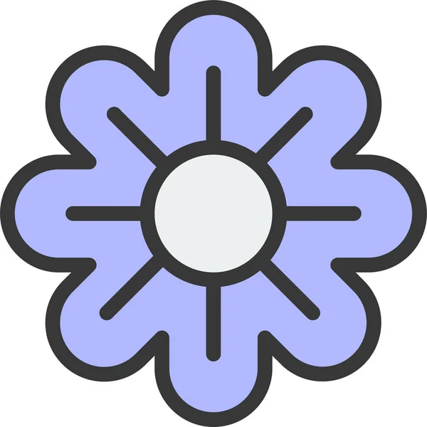 Flor Flor Icono Floral — Archivo Imágenes Vectoriales