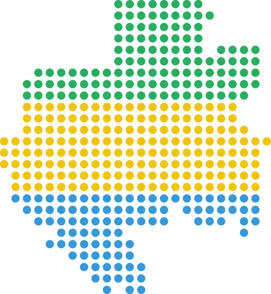 Country Gabon Gabonees Icoon Platte Stijl — Stockvector