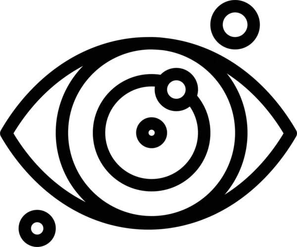 Augenärztliches Test Symbol — Stockvektor