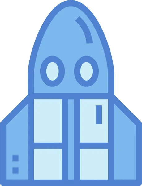 オービタロケット宇宙アイコン — ストックベクタ